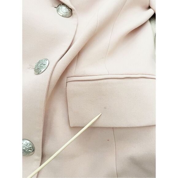 Veronica Beard Frayne Blazer Pink Double Breasted Size 12 - Picture 11 of 11